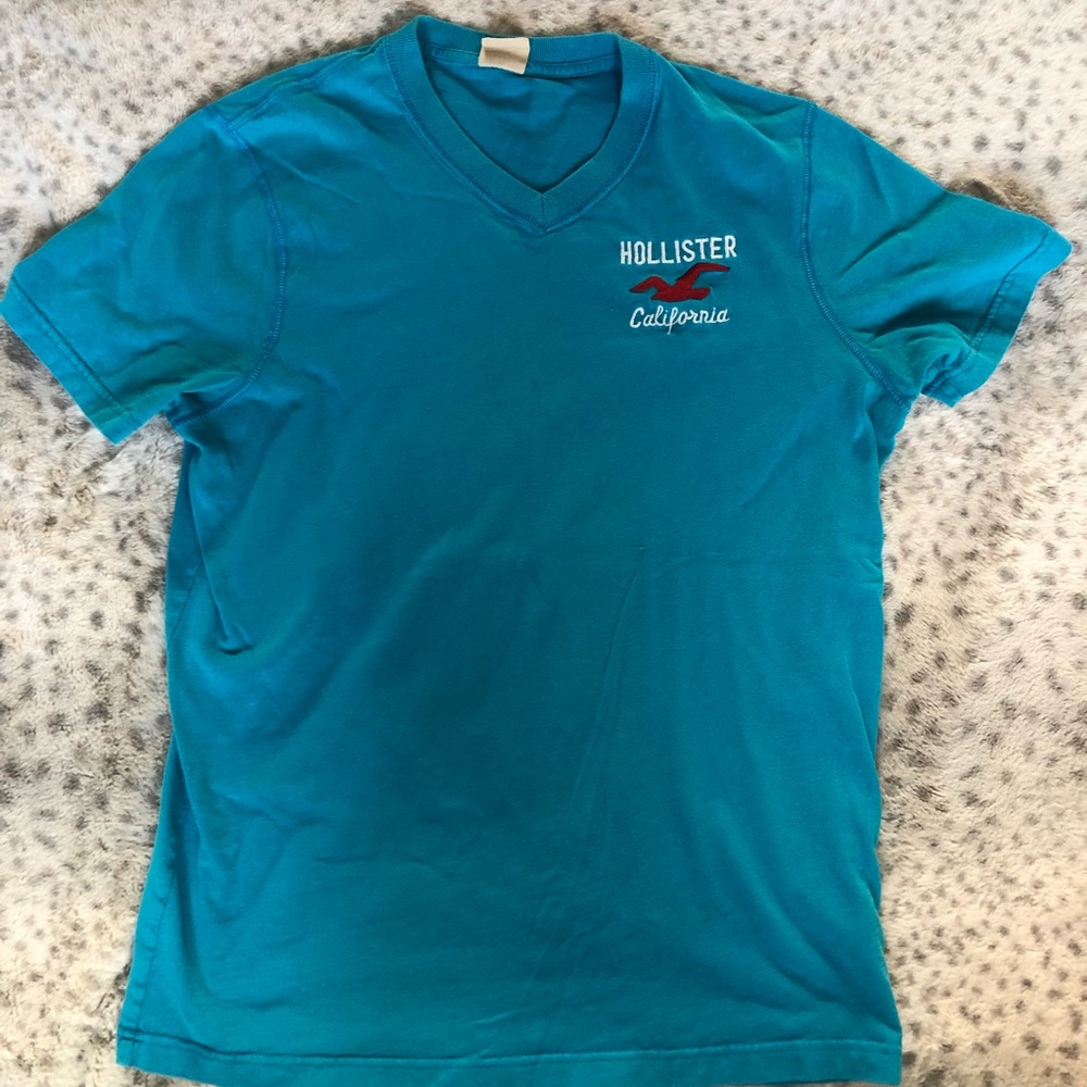 Hollister Men’s v neck tee size Large